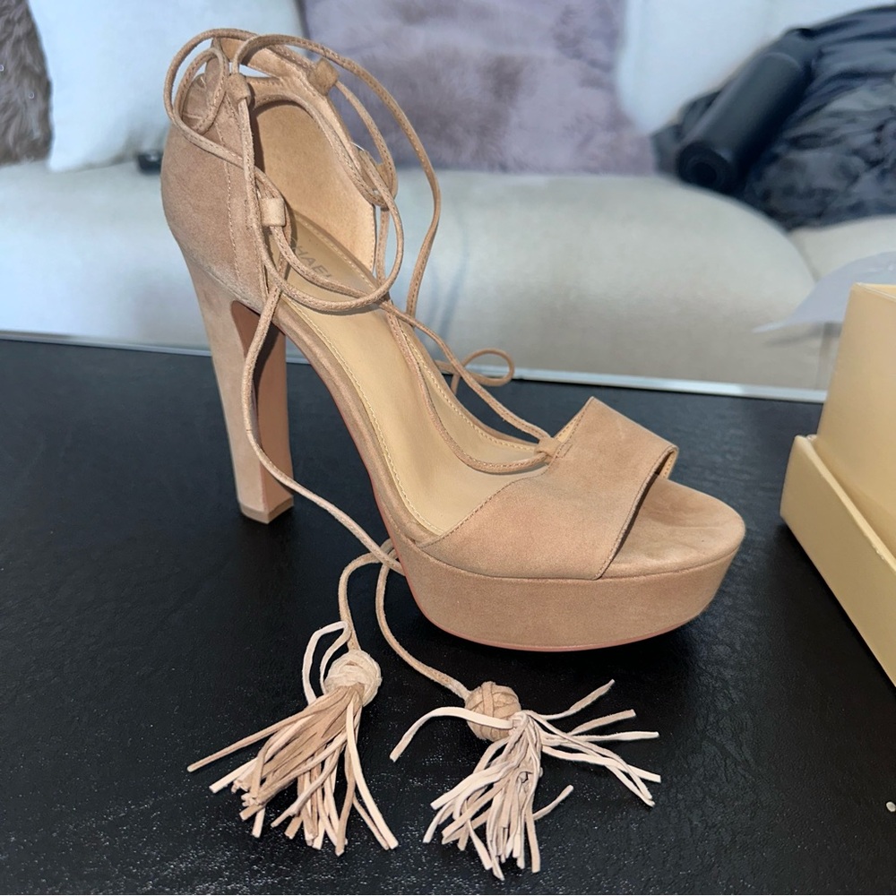 Michael Kors Suede Rosalie Platform, Dk Khaki